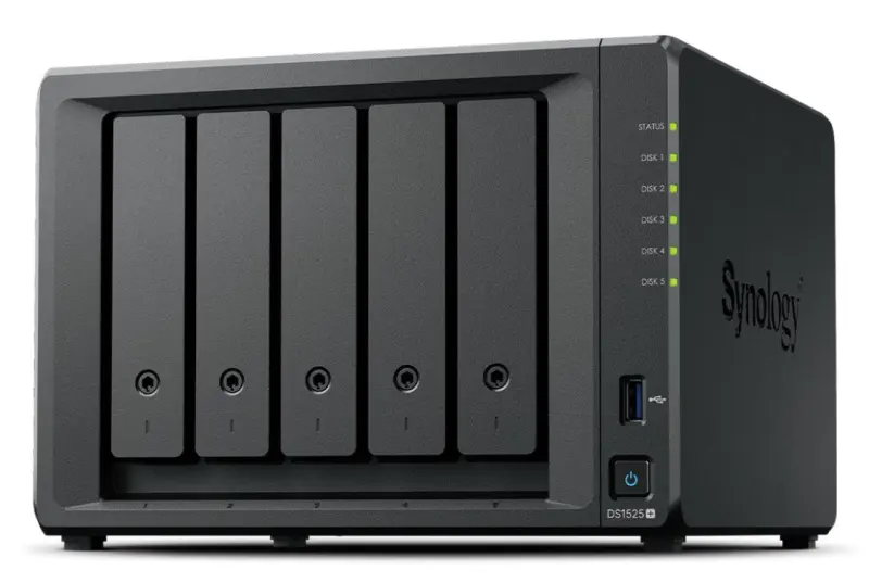 Synology DiskStation DS1525+ NAS/uzglabāšanas serveris Ryzen