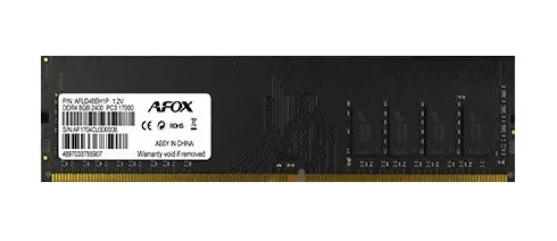 AFOX DDR4 8G 2400 UDIMM atmiņas