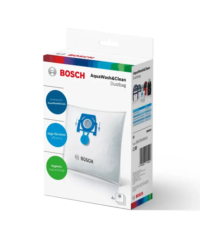 Bosch BBZWD4BAG putu uzlādes un piegādes