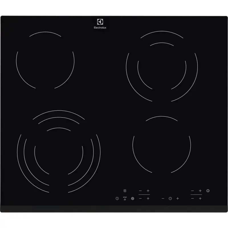 Electrolux EHF6343FOK plīts Melns Iebūvēts 60