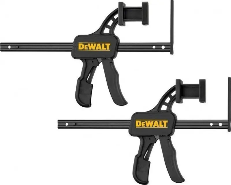 Dewalt 2 ātri atbrīvojamas spiedes ar