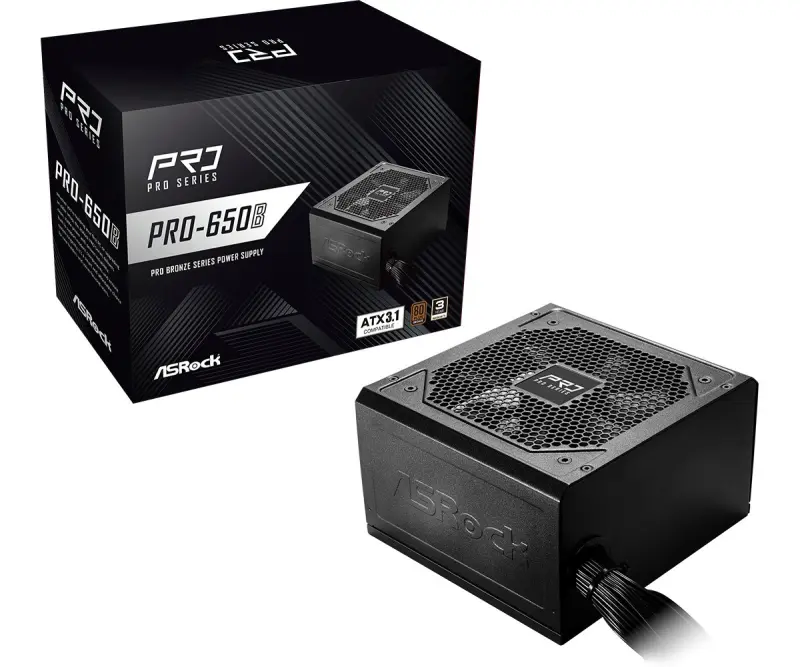 ASRock PRO-650B 650W 80 PLUS Bronza