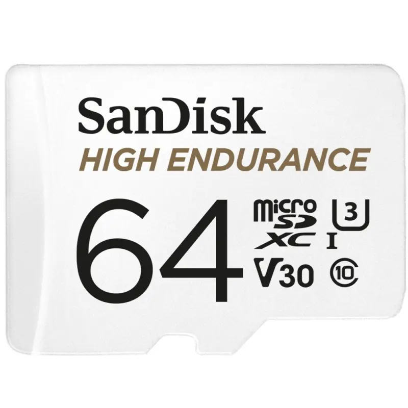 SanDisk Augstas izturības atmiņas karte 64