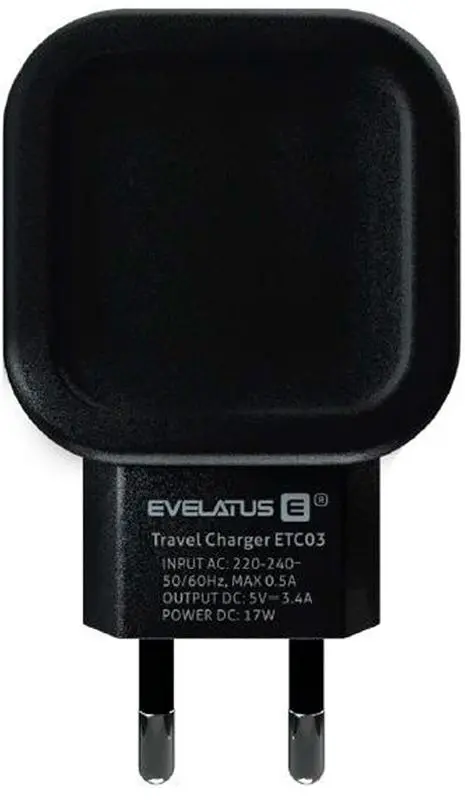Evelatus Universal Evelatus Travel Charger Two