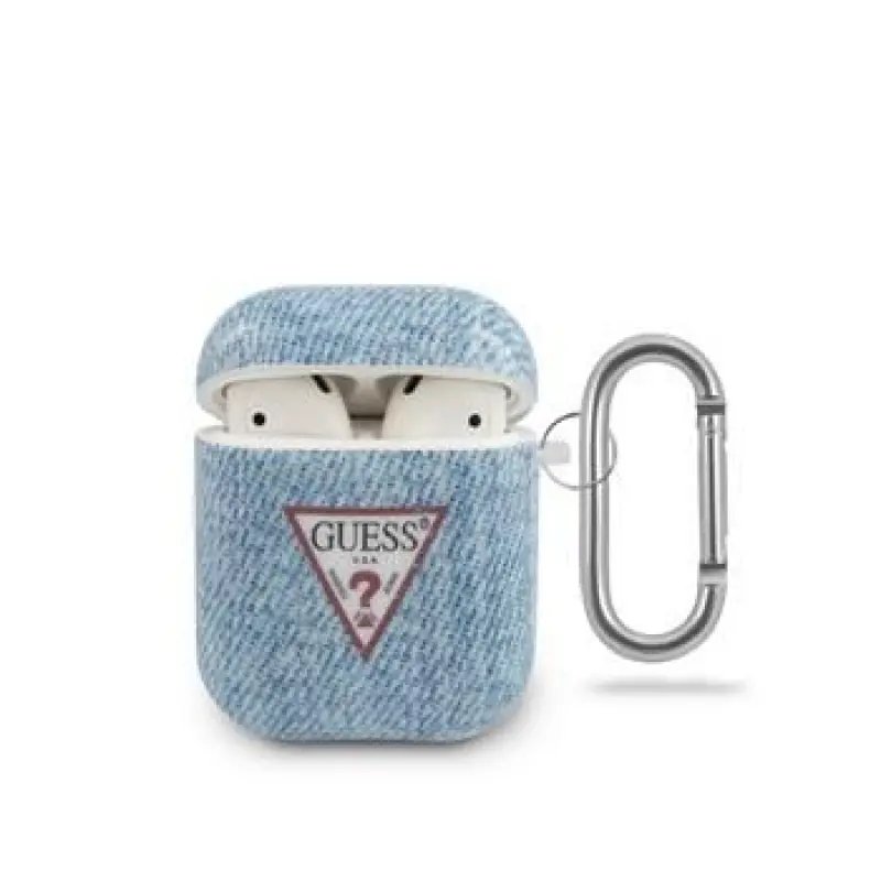 Guess AirPods Denim Triangle Case Light