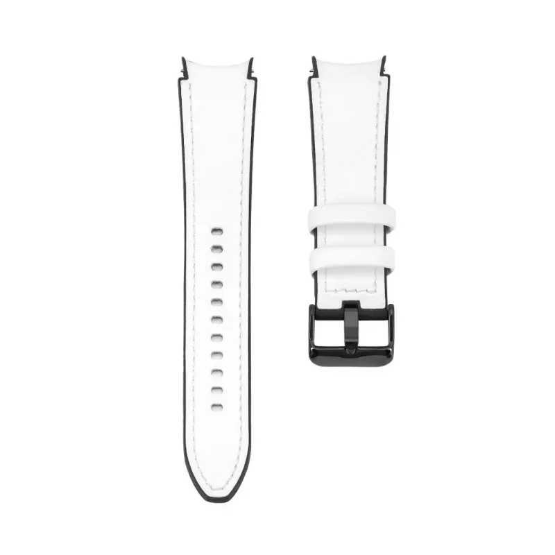 Connect 20mm Silicone Patch Leather Watch