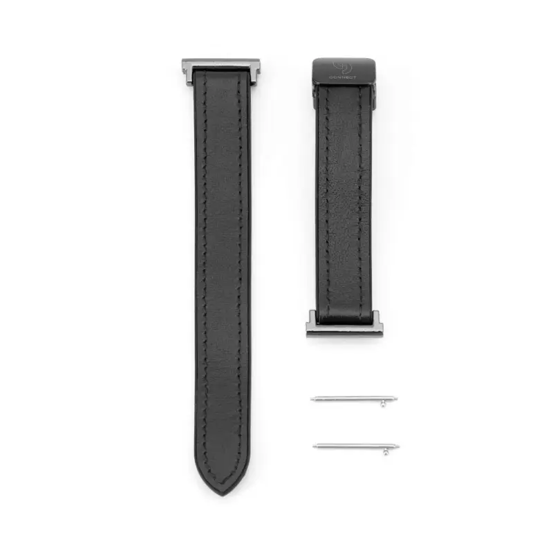 Connect 20mm Silicone Leather Watch Straps