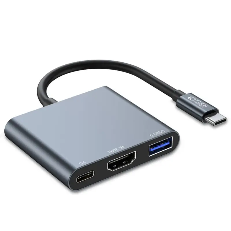 Tech-Protect HUB Tech-Protect V1 3in1 USB-C