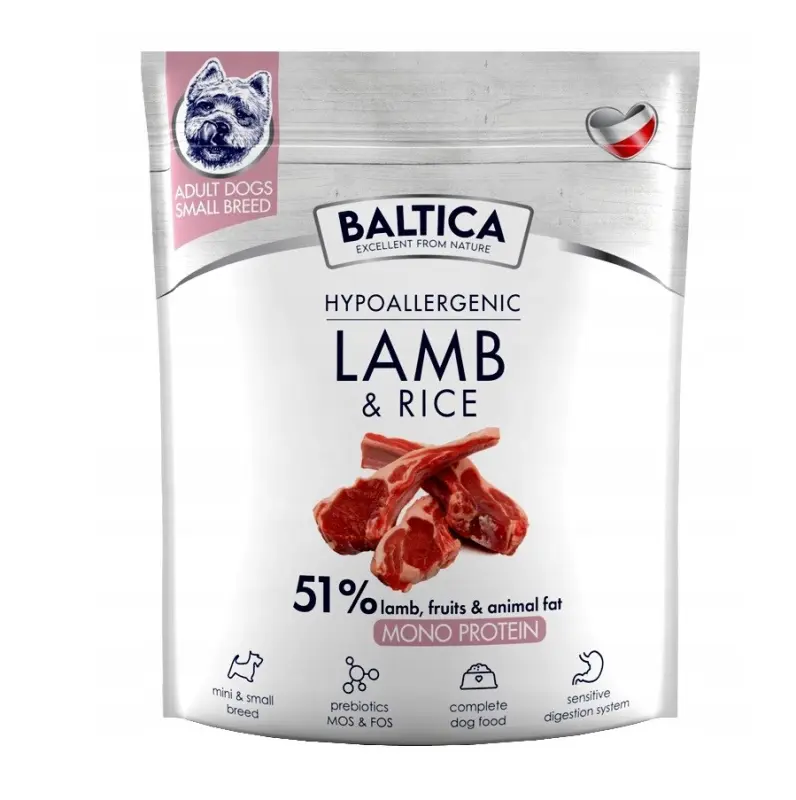 BALTICA NUTRACEUTIC Hipoalerģiska Jēra un Rīsu