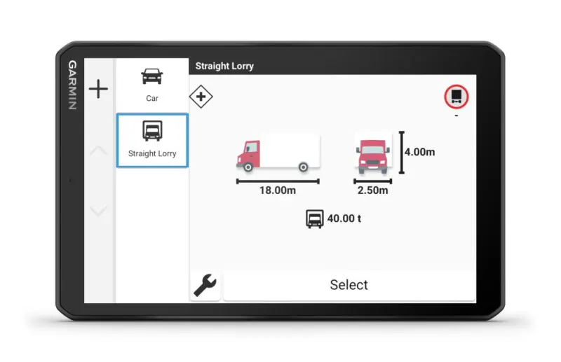 Garmin dezl LGV820 8" GPS Truck