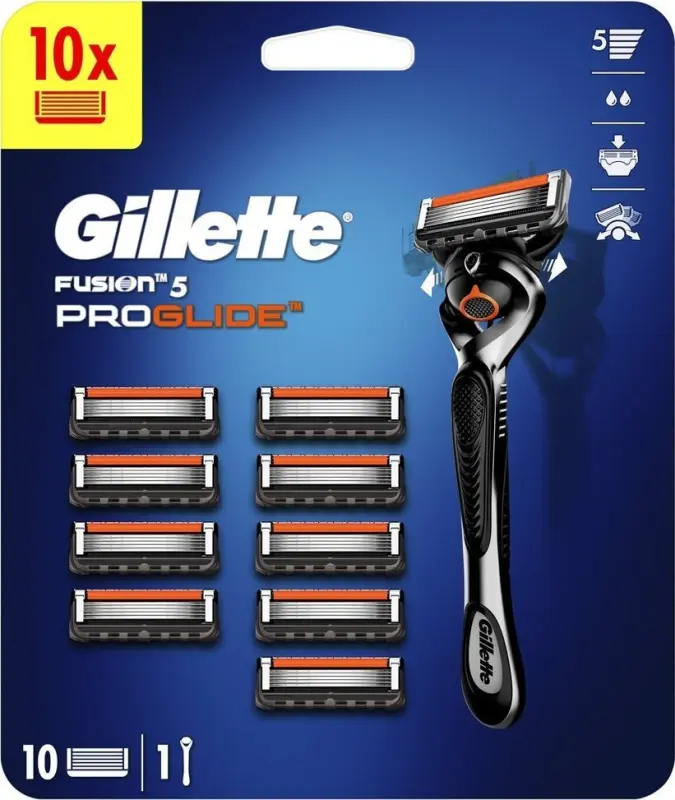 Gillette Fusion 5 ProGlide Komplektā: Skuveklis