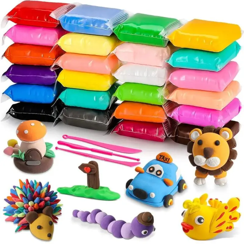 Kiddyz 24pcs Modelling Clay Set Soft