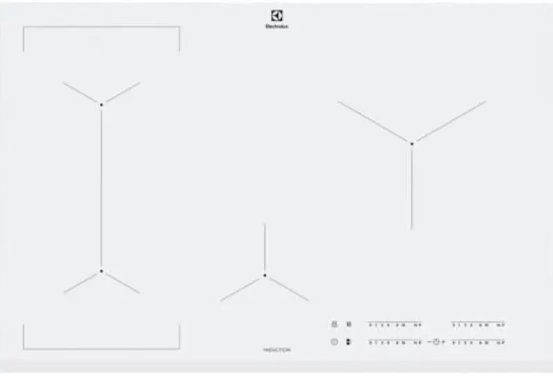Electrolux EIV83443BW plīts Balta iebūvēta indukcijas