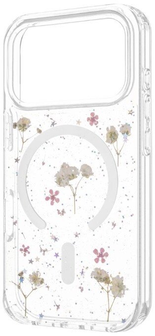 Stabilā MagBloom aizmugurējā vāciņa korpuss iPhone 17 Pro – TPU lietu elegantiem blush plūmju toņiem