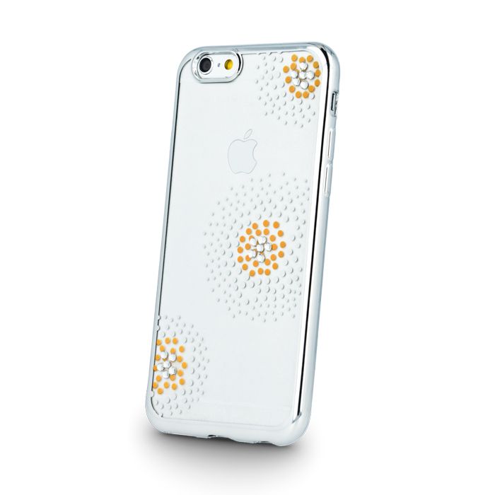 Beeyo Sony E5 Flower Dots TPU Silver