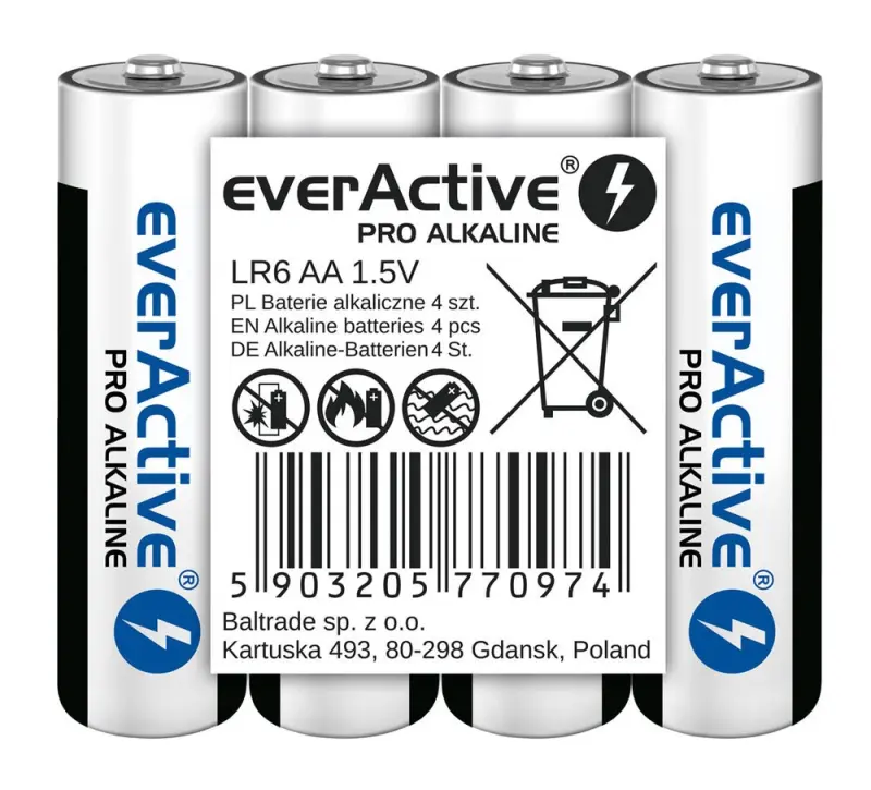 EverActive Pro Alkaline LR6 AA –