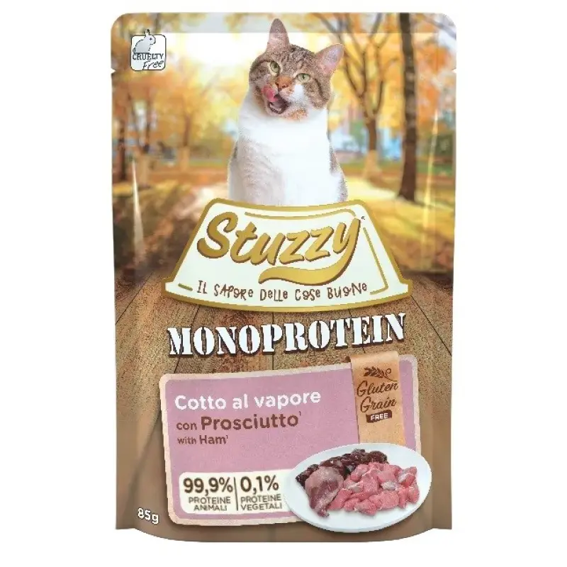 STUZZY Monoproteīna Ham - mitrs kaķu