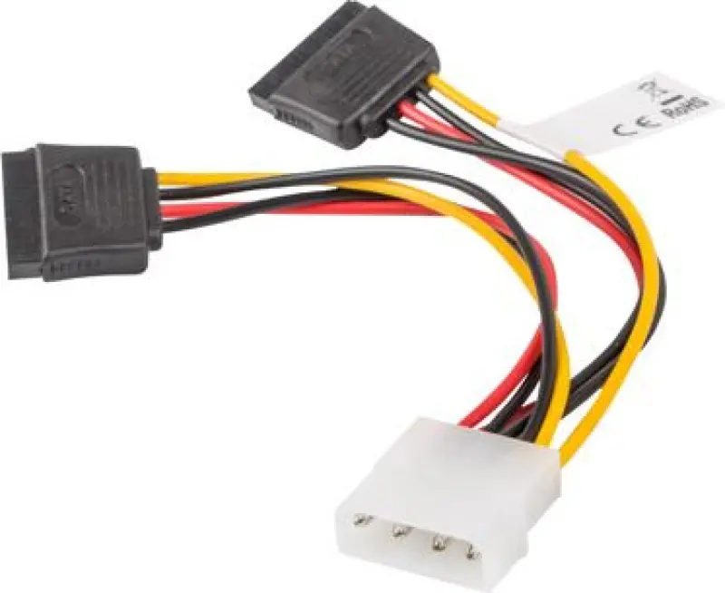 Lanberg Molex uz Dual SATA kabeļa