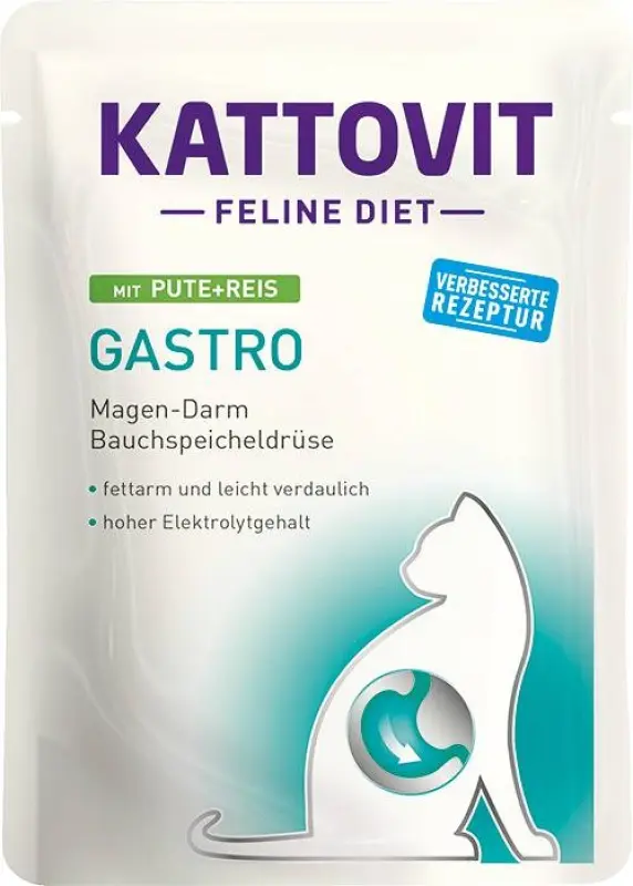 KATTOVIT Kaķu Diēta Gastro Tītars ar