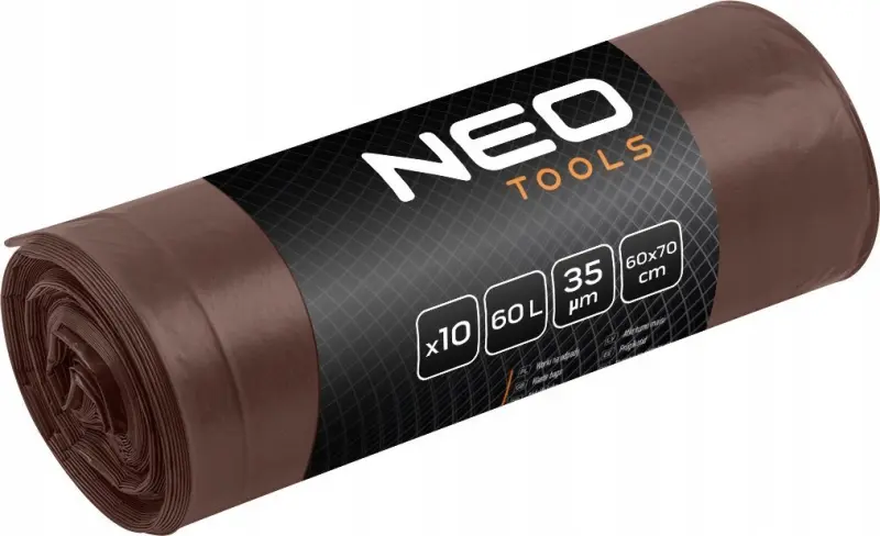 Neo dārza atkritumu maisi 60L, 10