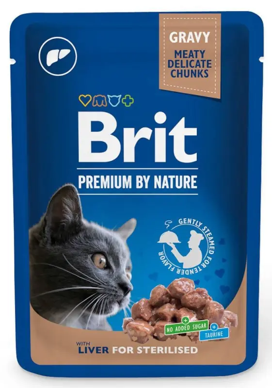 BRIT Premium Kaķu aknu sterilizēti -