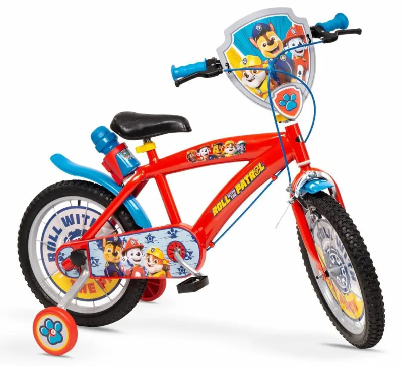 Bērnu velosipēds 16" Paw Patrol sarkanā