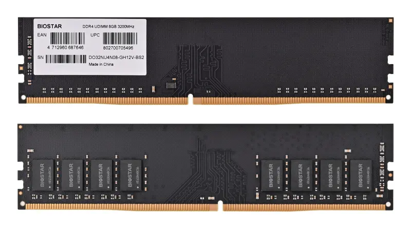 DDR4 atmiņa Biostar 8GB 3200MHz DO32NU4N08