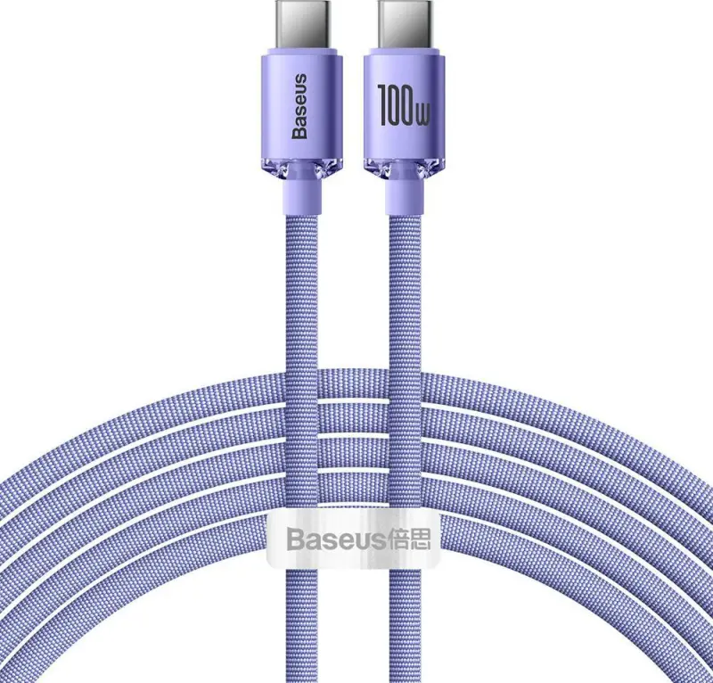 Baseus USB-C uz USB-C kabelis, 2m