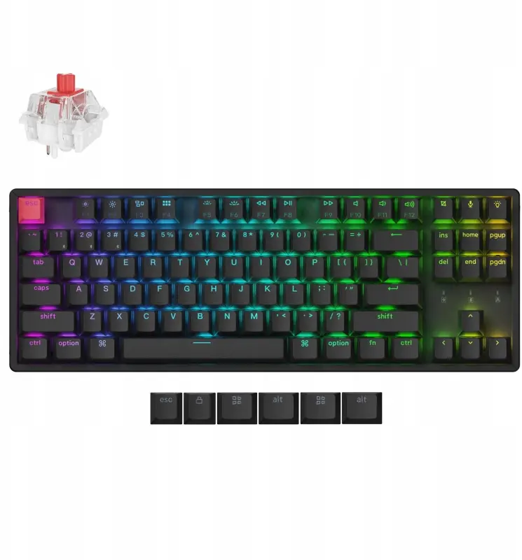 Keychron K8 QMK Bezvadu Mehāniskā Tastatūra