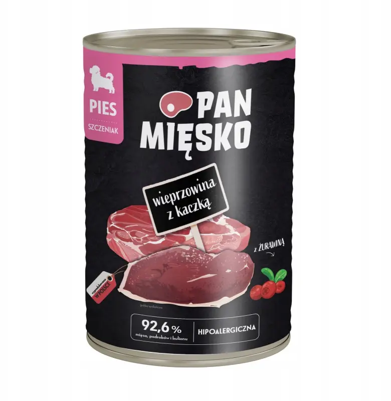 PAN MIĘSKO Sātīga cūkgaļas un pīles