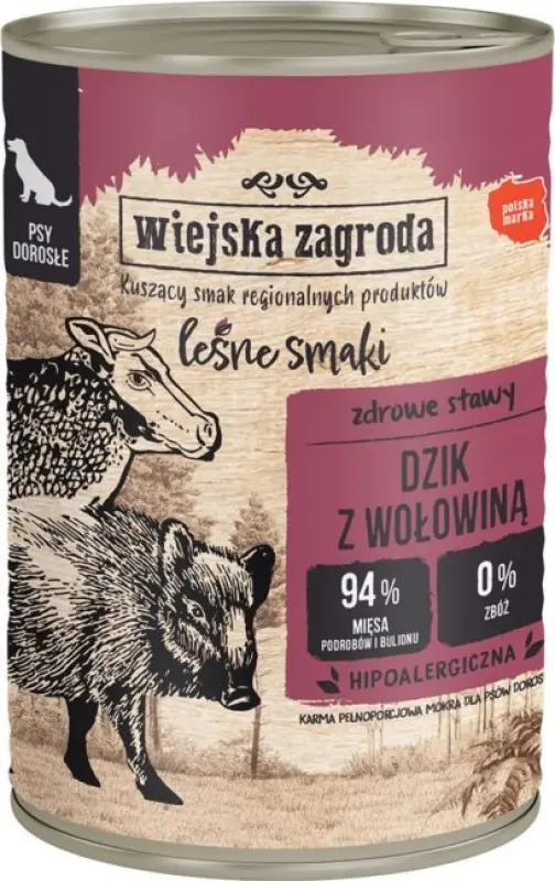 Wiejska Zagroda Svaiga suņu barība meža