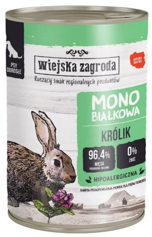 Wiejska Zagroda Viltīga suņu barība Monoproteīns