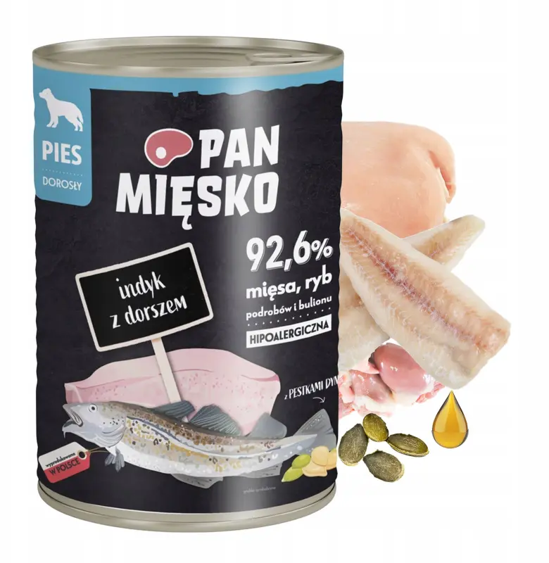 PAN MIĘSKO Mięsko Sausais suaugusiųjų šunų