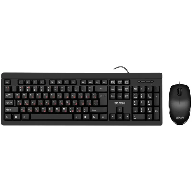 Sven Combo Keyboard+mouse KB-S320C black (104