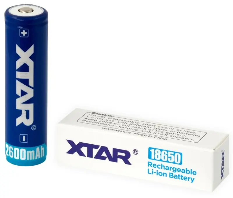 XTAR Akumulatori 18650 3.7V 2600mAh