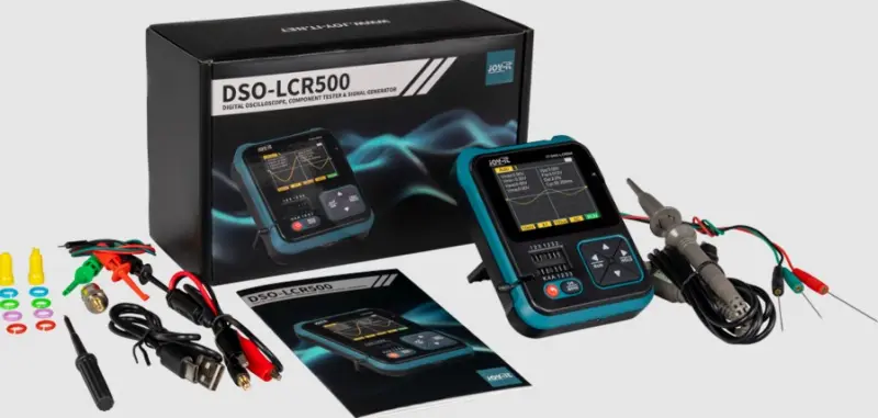 Joy-it DSO-LCR500 Osciiloskops, signālu ģenerators 1