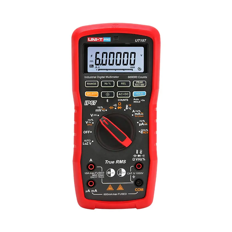 Uni-T Rūpnieciskais digitālais multimetrs, 1000V DC/AC