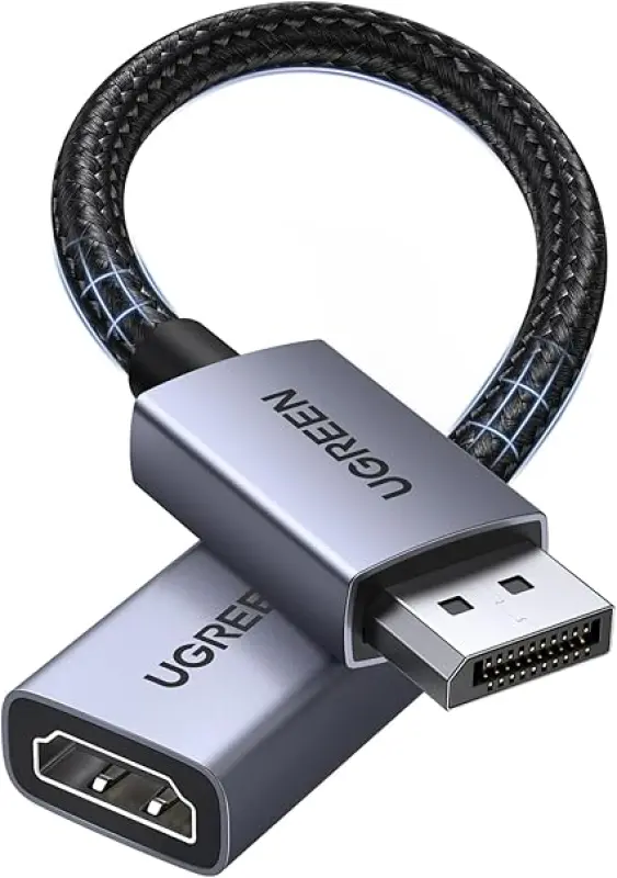 Adapteris DisplayPort (vīrietis) - HDMI (sieviete)