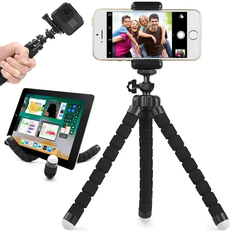 Fusion Tripod Elastīgais telefona statīvs, melns