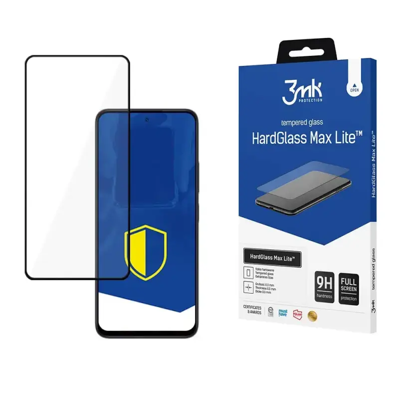 3mk HardGlass Max Lite triecienizturīgs stikls
