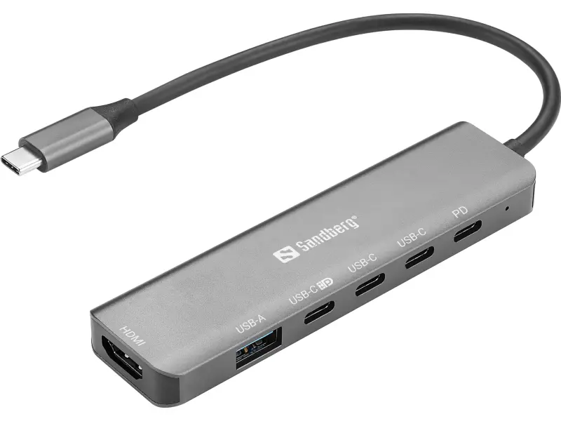 Sandberg 136-77 USB-C 6-in-1 MediaDock -