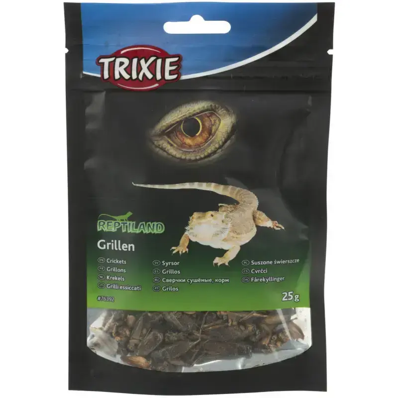 Reptiliju papildinājums: Trixie Kriketi, žāvēti, 250