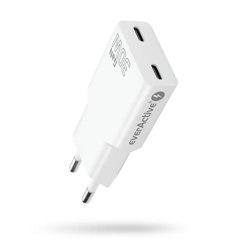 EVERACTIVE Charger 2 x USB-C Quick