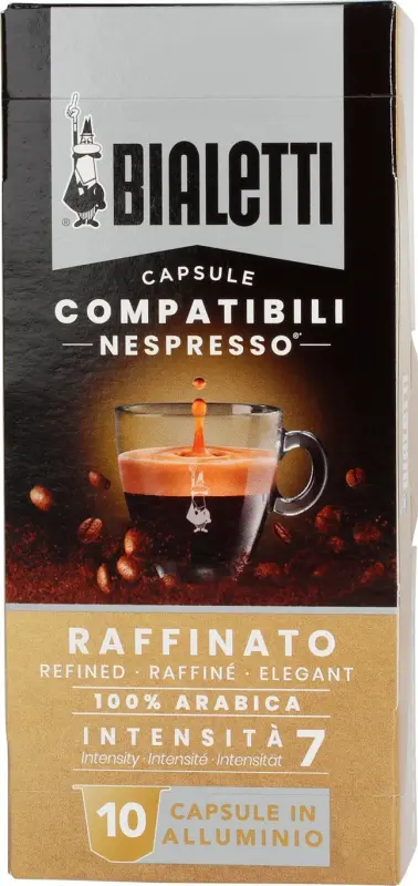 Bialetti Nespresso Raffinato kafijas kapsulas 10