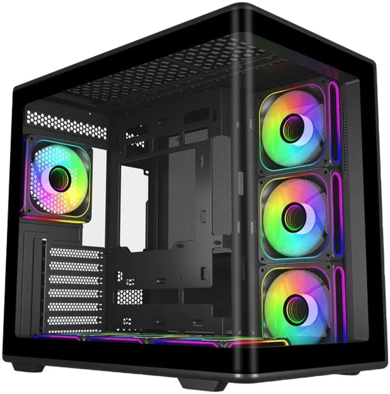 Cooler Master Elite 600 Curved melna