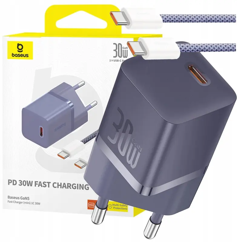 Baseus tīkla lādētājs GaN5 30W USB-C
