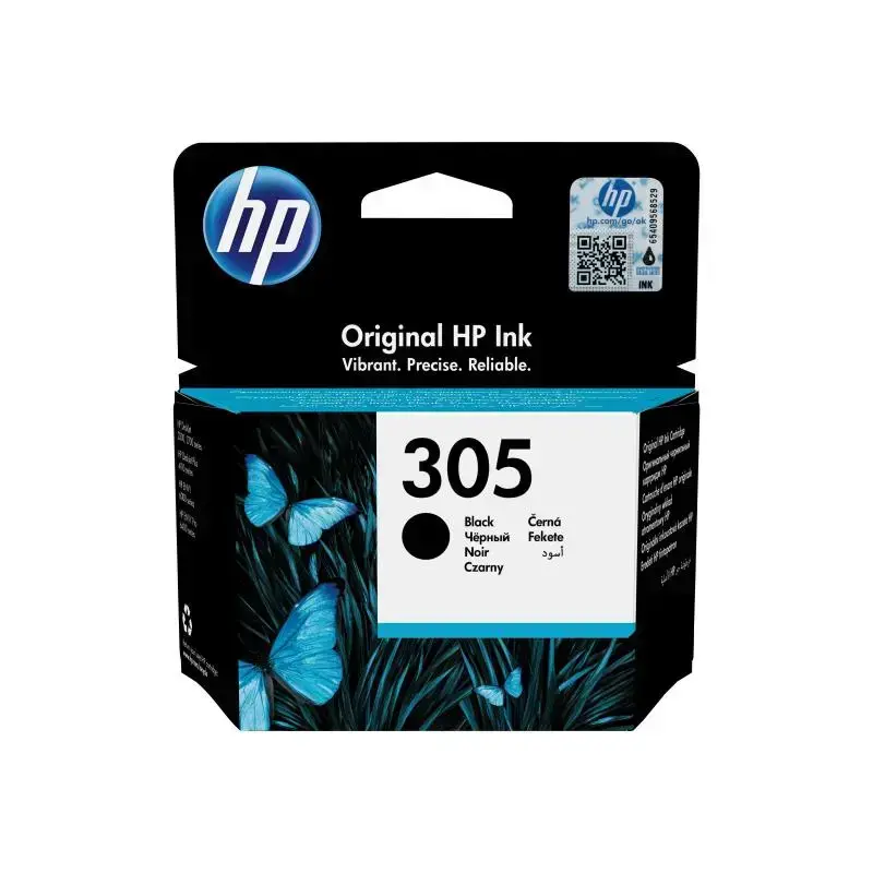 HP 305 Melna tintes kasetne 3YM61AE