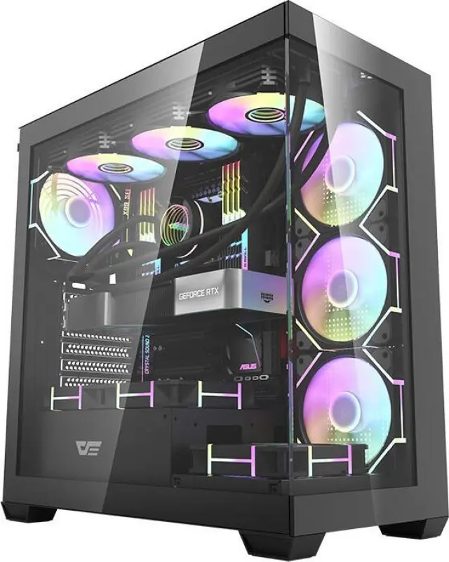 Darkflash DS900 korpuss + 7 ARGB