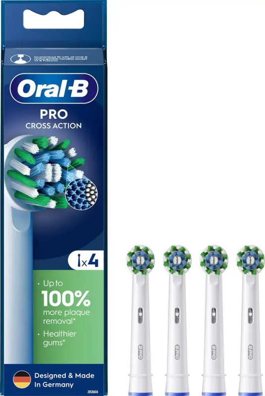 ORAL-B EB50-4 CrossAction Brush Set X-filaments