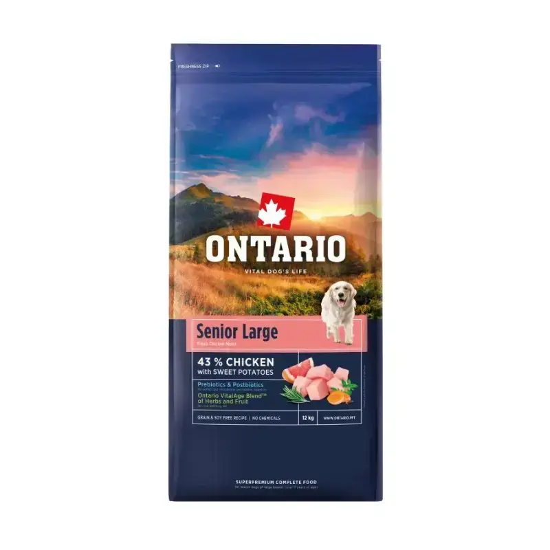 Suņu barība – Ontario Senior Large